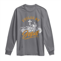 Motorcycle Rider Fueled By Jesus Long Sleeve Shirt
