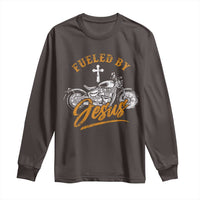 Motorcycle Rider Fueled By Jesus Long Sleeve Shirt