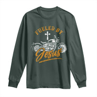 Motorcycle Rider Fueled By Jesus Long Sleeve Shirt