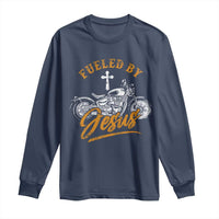 Motorcycle Rider Fueled By Jesus Long Sleeve Shirt