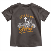 Motorcycle Rider Fueled By Jesus Toddler T Shirt