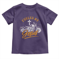 Motorcycle Rider Fueled By Jesus Toddler T Shirt