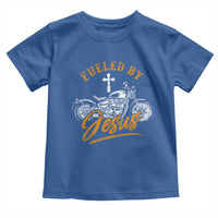Motorcycle Rider Fueled By Jesus Toddler T Shirt
