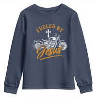 Motorcycle Rider Fueled By Jesus Youth Sweatshirt