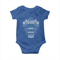 Christian Motorcycle Rider Baby Onesie God Grant Me The Serenity To Accept The Things I Cannot Change