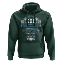 Christian Motorcycle Rider Hoodie God Grant Me The Serenity To Accept The Things I Cannot Change