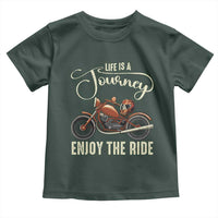 Motorcycle Rider Toddler T Shirt Lifes A Journey Enjoy The Ride Biker
