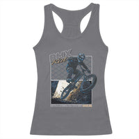 BMX Kid Racerback Tank Top Like A Regular Kid But Cooler Cyclist Bicycle