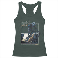 BMX Kid Racerback Tank Top Like A Regular Kid But Cooler Cyclist Bicycle