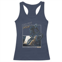 BMX Kid Racerback Tank Top Like A Regular Kid But Cooler Cyclist Bicycle