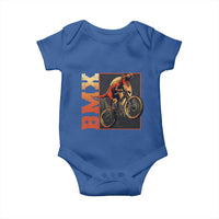 BMX Cyclist Bicycle Baby Onesie Funny Dinosaur Riding