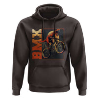 BMX Cyclist Bicycle Hoodie Funny Dinosaur Riding