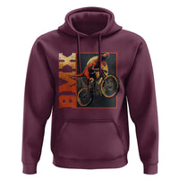 BMX Cyclist Bicycle Hoodie Funny Dinosaur Riding
