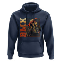 BMX Cyclist Bicycle Hoodie Funny Dinosaur Riding