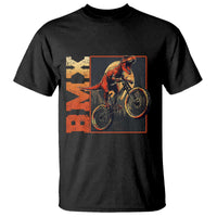 BMX Cyclist Bicycle T Shirt Funny Dinosaur Riding