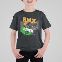 BMX Rider Cyclist Bicycle T Shirt For Kid