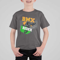 BMX Rider Cyclist Bicycle T Shirt For Kid
