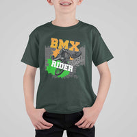 BMX Rider Cyclist Bicycle T Shirt For Kid
