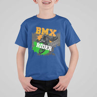 BMX Rider Cyclist Bicycle T Shirt For Kid