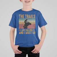 4 Wheeler T Shirt For Kid The Trails Are Calling And I Must Go Quad Bike