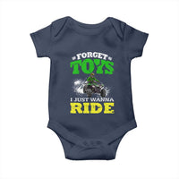 Funny Quad Bike Kid Baby Onesie Forget Toys I Just Wanna Ride