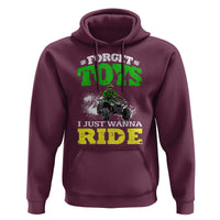 Funny Quad Bike Kid Hoodie Forget Toys I Just Wanna Ride