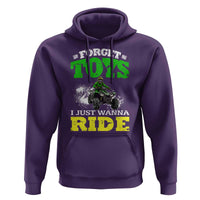 Funny Quad Bike Kid Hoodie Forget Toys I Just Wanna Ride