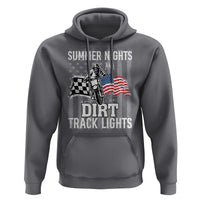 Dirt Bike Hoodie Summer Nights Dirt Track Lights Racing
