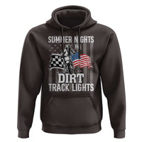Dirt Bike Hoodie Summer Nights Dirt Track Lights Racing