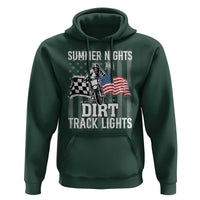 Dirt Bike Hoodie Summer Nights Dirt Track Lights Racing