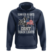 Dirt Bike Hoodie Summer Nights Dirt Track Lights Racing