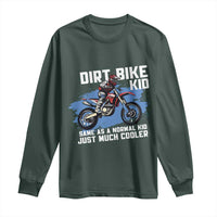 Dirt Bike Kid Long Sleeve Shirt Same As A Normal Kid Just Much Cooler