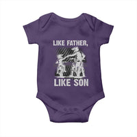 Like Father Like Son Dirt Bike Baby Onesie