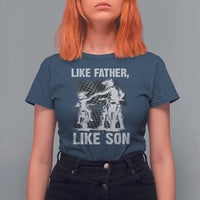 Like Father Like Son Dirt Bike T Shirt For Women