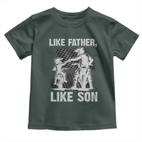 Like Father Like Son Dirt Bike Toddler T Shirt