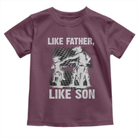 Like Father Like Son Dirt Bike Toddler T Shirt