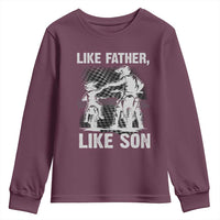 Like Father Like Son Dirt Bike Youth Sweatshirt