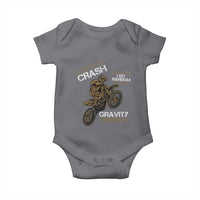 Dirt Bike Baby Onesie I Don't Crash I Do Random Gravity Checks