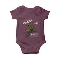 Dirt Bike Baby Onesie I Don't Crash I Do Random Gravity Checks