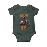 Dirt Bike Mud Up Baby Onesie