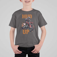 Dirt Bike Mud Up T Shirt For Kid