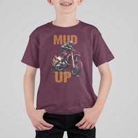 Dirt Bike Mud Up T Shirt For Kid