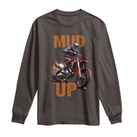 Dirt Bike Mud Up Long Sleeve Shirt