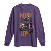 Dirt Bike Mud Up Long Sleeve Shirt