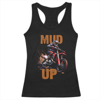 Dirt Bike Mud Up Racerback Tank Top