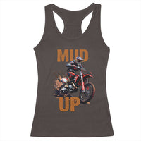 Dirt Bike Mud Up Racerback Tank Top