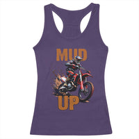 Dirt Bike Mud Up Racerback Tank Top