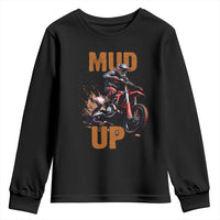 Dirt Bike Mud Up Youth Sweatshirt