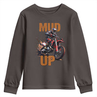 Dirt Bike Mud Up Youth Sweatshirt