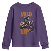 Dirt Bike Mud Up Youth Sweatshirt